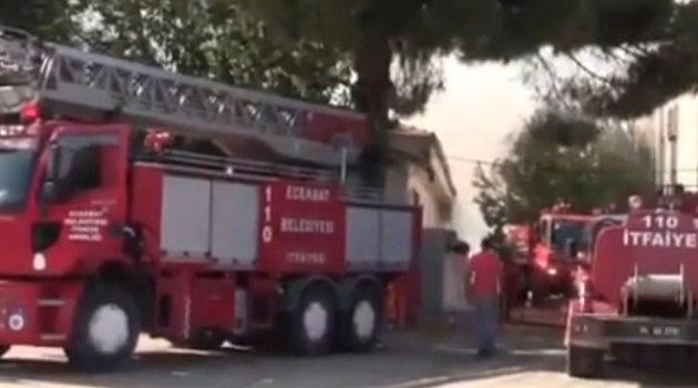 Eceabat’ta Korkutan Yangın