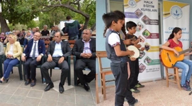 HALK EĞİTİM MERKEZİNDEN CİVLER KÖYÜNDE “GİTAR VE BAĞLAMA DİNLETİSİ”