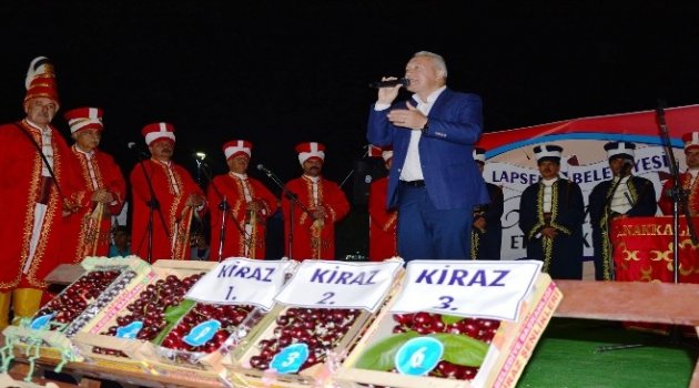 Lapseki'de Kiraz Yarışması