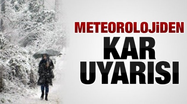 Meteorolojiden   Çanakkale İçin Kar Uyarısı