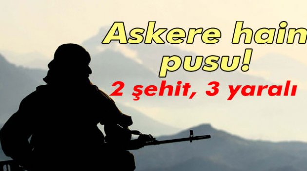 Şemdinli'de askere hain pusu: 2 şehit