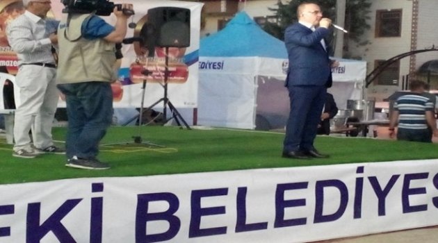 Turan Lapseki'de İftar Programına Katıldı