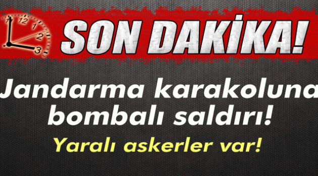 Van’da jandarma karakoluna bomba yüklü araçla saldırı