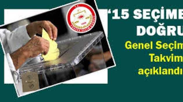 YSK, 2015 Milletvekili genel seçim takvimini açıkladı