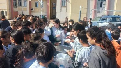 Cevatpaşa Ortaokulu'ndan Gazze'ye Yardım Eli