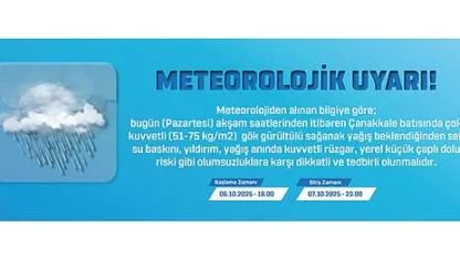 METEOROLOJİK UYARI!
