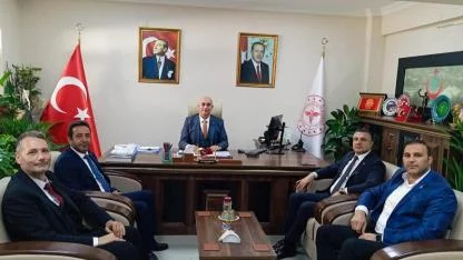 Yeniden Refah Partisi’nden İl Sağlık Müdürlüğü’ne Ziyaret