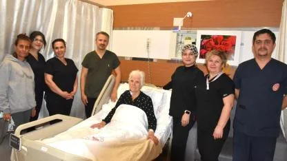 90 YAŞINDAKİ HASTAMIZ KORONER BY-PASS AMELİYATI İLE YENİDEN HAYATA BAĞLANDI