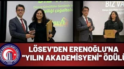 Türkiye’de Yılın Akademisyeni Ödülü, ÇOMÜ Rektörü Prof. Dr. R. Cüneyt Erenoğlu’na Takdim Edildi