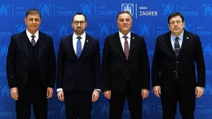 BAŞKAN ERKEK ZAGREB'DE