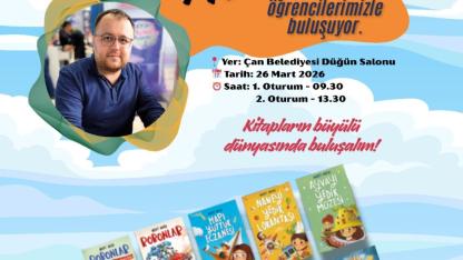 Çan’lı Çocuklar Yazar Mert Arık ile bir araya geliyor!