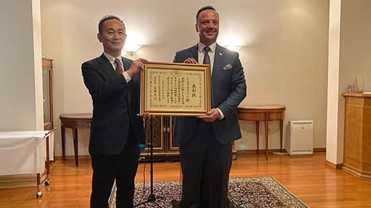 ÇOMÜ ÖĞRETİM ÜYESİNE JAPONYA'DAN ANLAMLI ÖDÜL