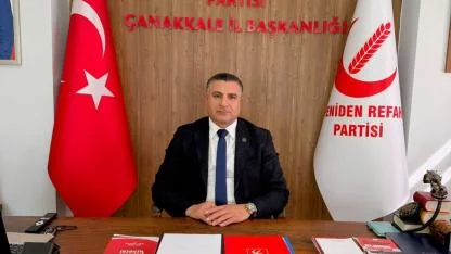 Yeniden Refah Partisi Çanakkale İl Başkanı’ndan 23 Nisan Mesajı
