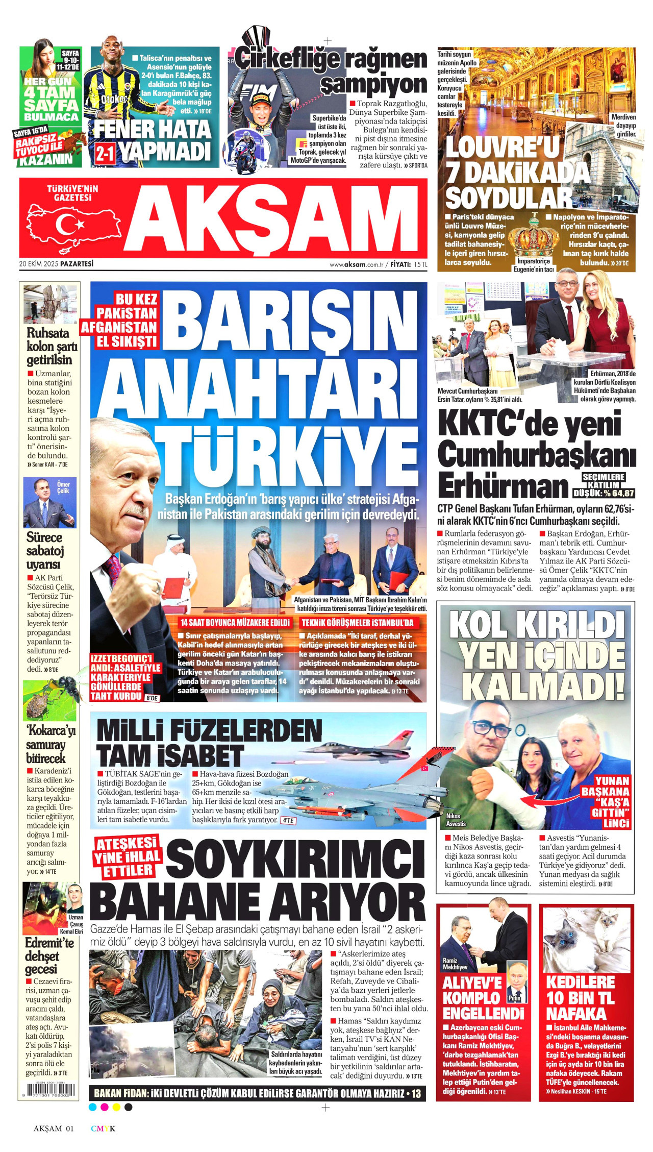 AKŞAM Gazete Manşeti