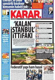 KARAR Gazete Manşeti