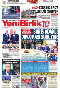 Yeni Birlik Gazete Manşeti